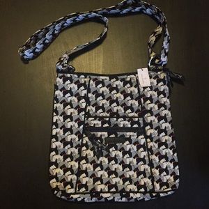 Vera Bradley Scottie dog messenger bag